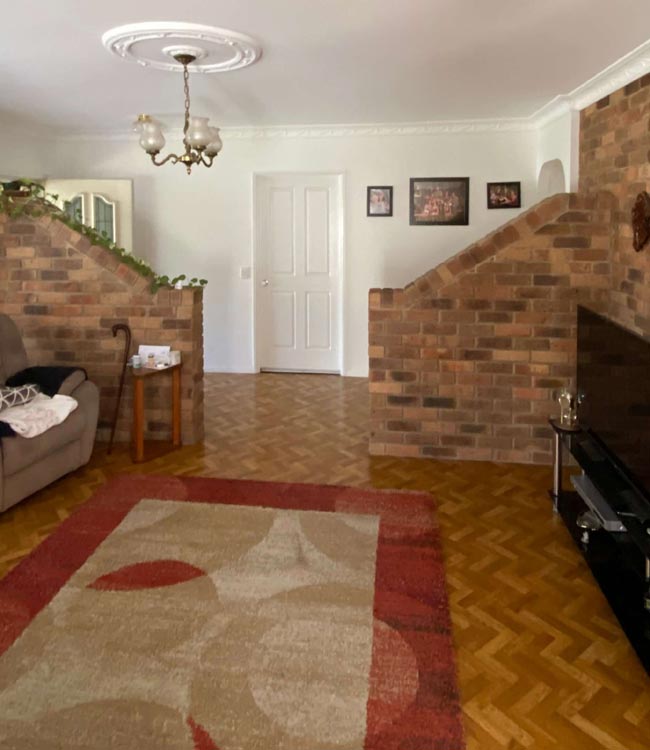 Finished room after renovation by SEQ Custom Renovations
